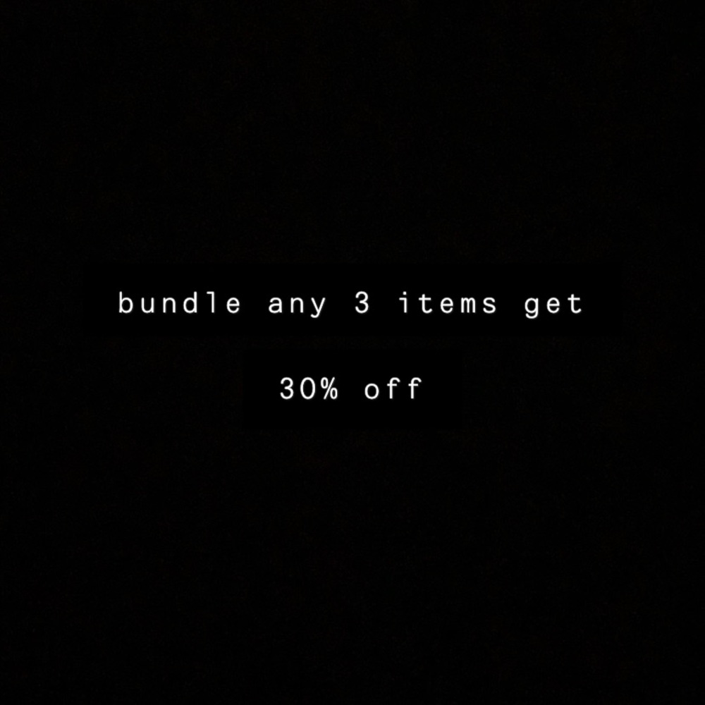 💜BUNDLE ANY 3 ITEMS FOR 30% OFF💜